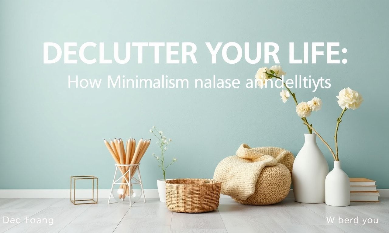 Declutter Your Life: How Minimalism Boosts Health and Well-being