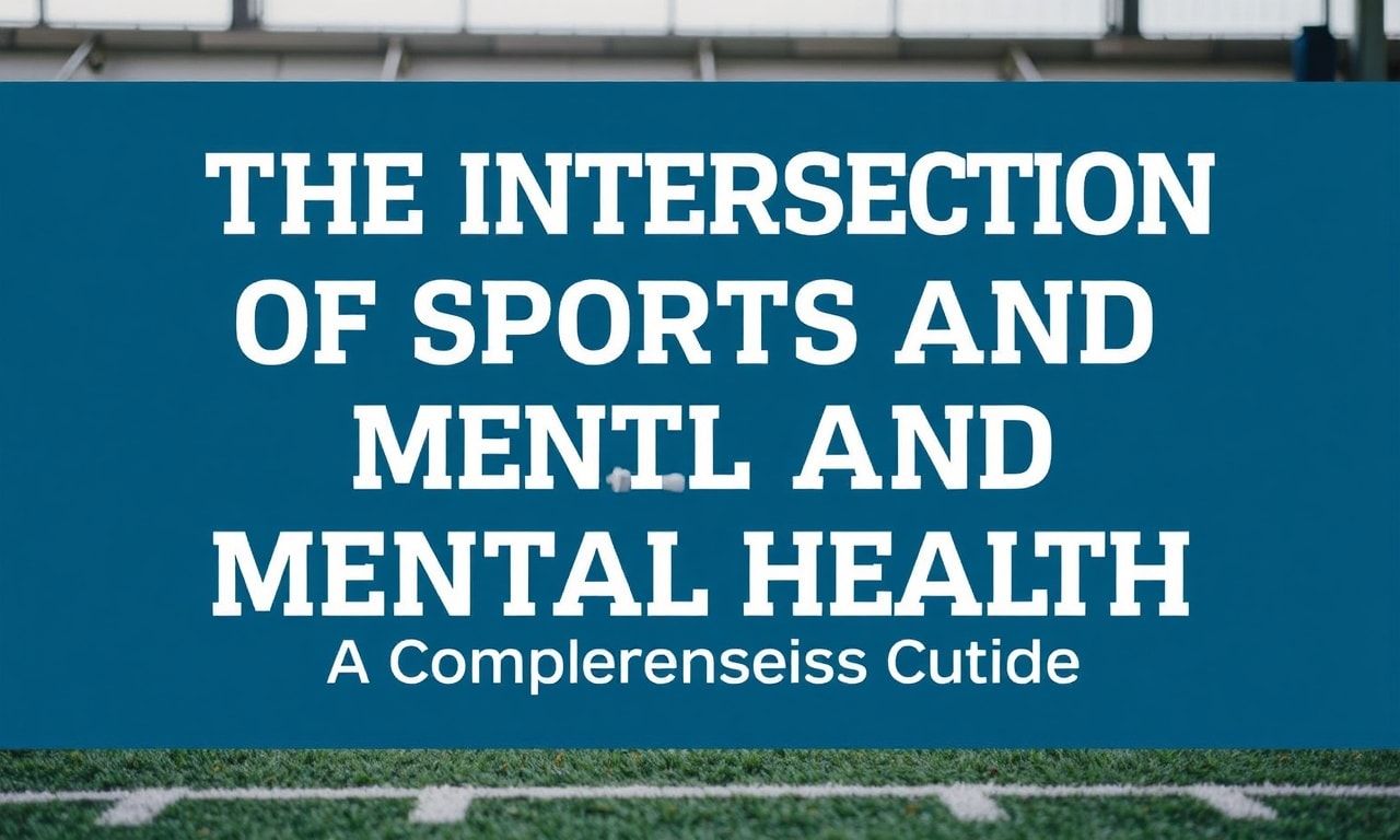The Intersection of Sports and Mental Health: A Comprehensive Guide