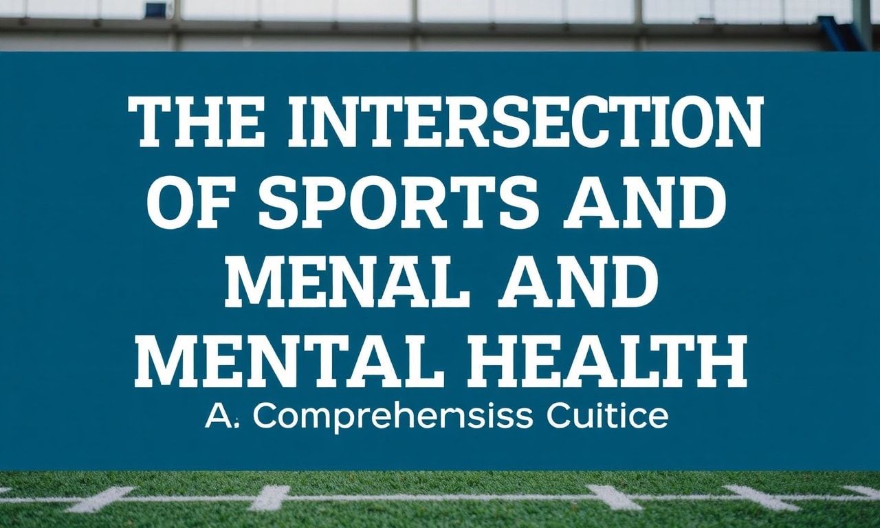 The Intersection of Sports and Mental Health: A Comprehensive Guide